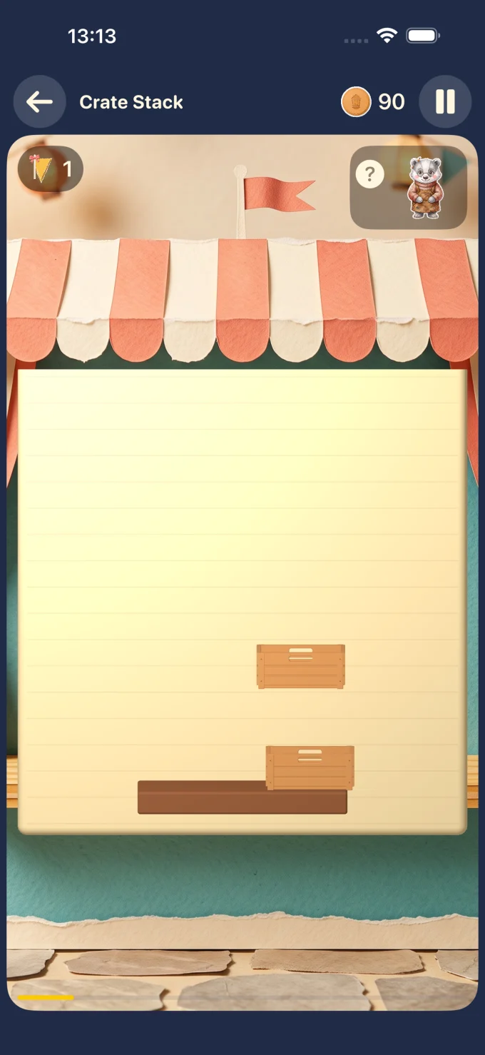Gioco Crate Stack in LumiNest: Matematica