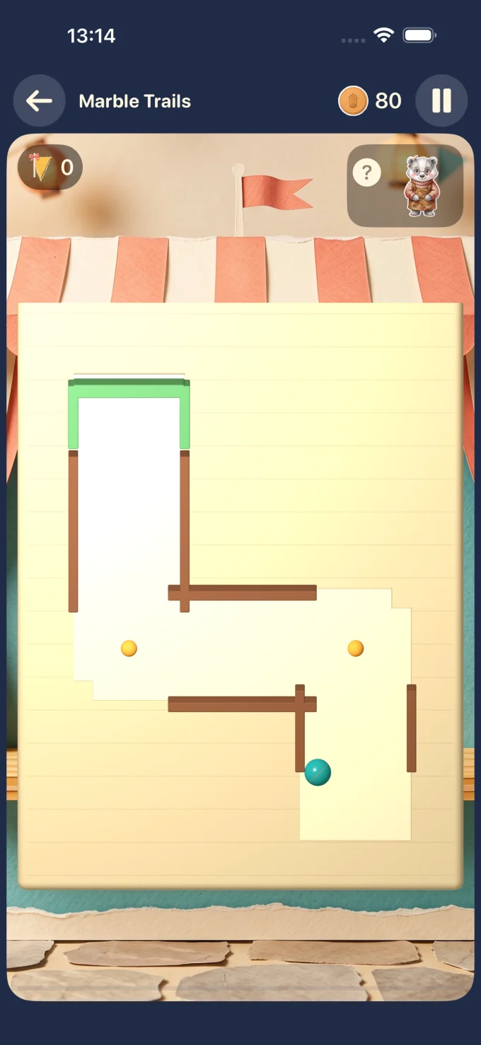 Gioco Marble Trails in LumiNest: Matematica